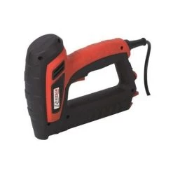 HELIOTRADE Agrafeuse Cloueuse Electrique Avec 400 Agraphes (hauteur 14 Mm) Et 100 Clous (hauteur 15 Mm)