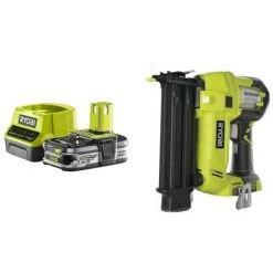 Pack RYOBI Cloueur De Finition 18V OnePlus R18N18G-0 - 1 Batterie 2.5Ah - 1 Chargeur Rapide RC18120-125