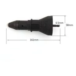 Triomphe Pistolet à Riveter électrique Outil De Rivetage D'écrou De Rivetage électrique Adaptateur De Foret De Rivetage Sans Fil Outil D'écrou Enfichable -cloueur et riveteuse Soldes 27828943 2