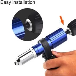 Triomphe Pistolet à Rivets électrique 2.44.8mm Rivet écrou Pistolet Adaptateur De Foret Outil De Rivetage écrou Tirer Rivet Outil -cloueur et riveteuse Soldes 27829002 3