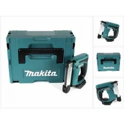 Makita DST 221 ZJ 18 V Li-ion Agrafeuse Sans Fil + Coffret De Transport Makpac - Sans Batterie, Sans Chargeur