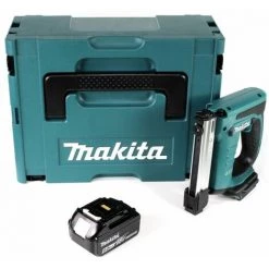 Makita DST 221 G1J 18 V Li-ion Agrafeuse Sans Fil + 1x Batterie Li-Ion BL1860 B 6,0 Ah + Coffret De Transport - Sans Chargeur -cloueur et riveteuse Soldes 29982782 2