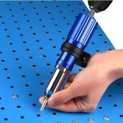 Betterlife Pistolet à Rivets électrique 2.44.8mm Rivet écrou Pistolet Adaptateur De Foret Outil De Rivetage écrou Tirer Rivet Outil A -cloueur et riveteuse Soldes 30006990 4