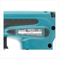 Makita DST 221 Z Agrafeuse Sans Fil 18 V Li-ion Solo - Sans Accessoires 9 Makita DST 221 Z Agrafeuse Sans Fil 18 V Li-ion Solo - Sans Accessoires -cloueur et riveteuse Soldes 40109680 3