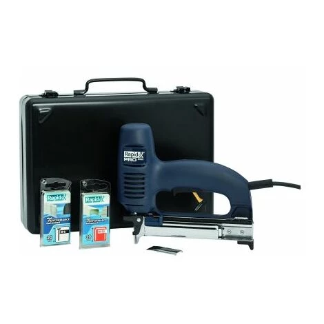 Rapid Agrafeuse électrique R553, Boîtier En Métal, Y Compris 1250 X 3 Rapid Agrafeuse électrique R553, Boîtier En Métal, Y Compris 1250 X