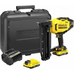 cloueur et riveteuse Soldes 23 Cloueur De Finition 16G 18V, Gamme Fatmax V20 STANLEY SFMCN616D2K-QW - Livré Avec 2 Batteries 2Ah Lithium 18V
