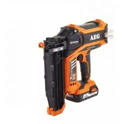 AEG B16N18-0 Cloueur De Finition à Batteries 18V Li-Ion (machine Seule) Dans Coffret - 19-65mm - 16Ga - Moteur Sans Charbon