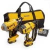 Pack Charpentier De Deux Cloueurs 18V XR Li-Ion Brushless (2x5,0 Ah) Dans Un Sac - DEWALT DCK2046P2 -cloueur et riveteuse Soldes 55890733 1