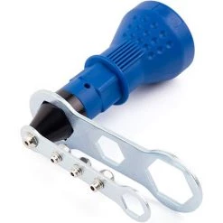 CHANCEY Pistolet à Riveter Pour Perceuse Sans Fil électrique - Outil De Rivetage Sans Fil - Adaptateur Pour Perceuse à Riveter - 3 Têtes Convertibles,SEMAket,bleu -cloueur et riveteuse Soldes 57772744 3