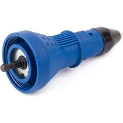 CHANCEY Pistolet à Riveter Pour Perceuse Sans Fil électrique - Outil De Rivetage Sans Fil - Adaptateur Pour Perceuse à Riveter - 3 Têtes Convertibles,SEMAket,bleu -cloueur et riveteuse Soldes 57772744 5