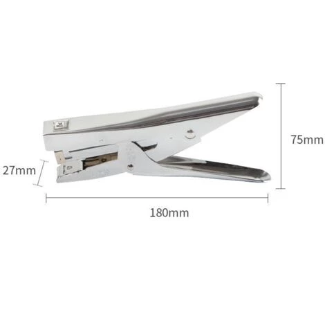 CHANCEY Agrafeuse , Bureau Et Maison, Métal, Ergonomique, Gris Métallique, Agrafes 24/6 Ou 26/6,SEMAket,argent 4 CHANCEY Agrafeuse , Bureau Et Maison, Métal, Ergonomique, Gris Métallique, Agrafes 24/6 Ou 26/6,SEMAket,argent – Image 2