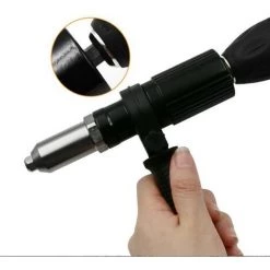 CHANCEY Adaptateur De Pistolet à Rivet Rivet Electrique Écrou à Main Professionnel Pour Perceuse Sans Fil, Ensemble D'insert D'adaptateur De Pistolet à écrou à Rivet Conversion De Foret En Outil à Main,SEMAket,noir 9 CHANCEY Adaptateur De Pistolet à Rivet Rivet Electrique Écrou à Main Professionnel Pour Perceuse Sans Fil, Ensemble D'insert D'adaptateur De Pistolet à écrou à Rivet Conversion De Foret En Outil à Main,SEMAket,noir -cloueur et riveteuse Soldes 57772755 3