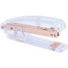 CHANCEY Agrafeuse De Bureau, Agrafeuses Manuelles Portable Étudiant Papeterie Pour La Maison Bureau École, Capacité 25 Feuilles, Or Rose,SEMAket -cloueur et riveteuse Soldes 57772761 1