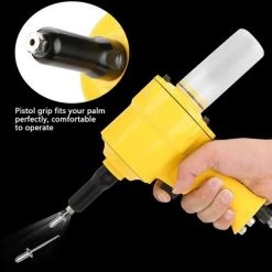 AOUGO KP-705P Air Riveter 2.4-4.8mm Air Handle Riveter Gun Outil De Rivetage -cloueur et riveteuse Soldes 58574033 3