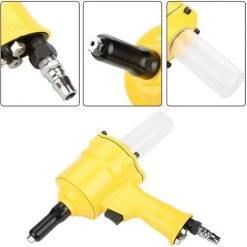 AOUGO KP-705P Air Riveter 2.4-4.8mm Air Handle Riveter Gun Outil De Rivetage -cloueur et riveteuse Soldes 58574033 4