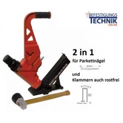 BETEON24 Bostitch Cloueur Pneumatique Spécial Parquet MIIIFN 38-50mm Für Pointes Spéciales Parquet FLN-"EN10049""-"EN14834