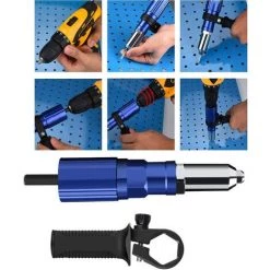 ZOLGINAH Ensemble D'outils De Rivets électriques Ensemble D'outils De Rivetage Sans Fil Kit De Forage Adaptateur Pop Insert Insert Noix Adaptateur Power Machine Accessoire, Rivet électrique Pour La -cloueur et riveteuse Soldes 59345560 4