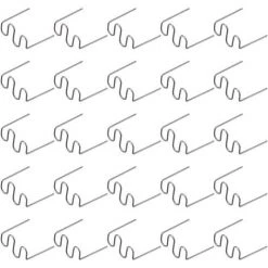 CHANCEY 500 Pz Baguettes De Soudure à Chaud Agrafeuse Pour Points Métalliques Soudure En Plastique Agrafeuse à Chaud Pour Voiture Pare-chocs Réparation Pre Cut Wave Graffe 0,6 Mm，SEMAket