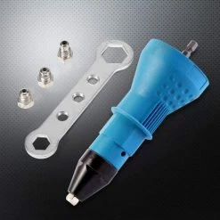 FR-LIFE Pistolet à Rivet Pour Perceuse Sans Fil électrique - Outil De Rivetage Sans Fil - Adaptateur D'écrou - Avec 3 Têtes Convertibles , BR-Vie -cloueur et riveteuse Soldes 60878318 4