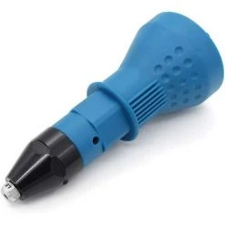 LYCXAMES Pistolet à Rivets Sans Fil Kit D'outil De Perceuse électrique à Rivets Riveteuse Adaptateur Insert Écrou Outil De Puissance à Main Accessoires Noir (Bleu) -cloueur et riveteuse Soldes 61507908 3