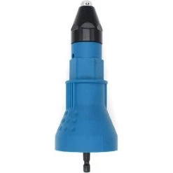 LYCXAMES Pistolet à Rivets Sans Fil Kit D'outil De Perceuse électrique à Rivets Riveteuse Adaptateur Insert Écrou Outil De Puissance à Main Accessoires Noir (Bleu) -cloueur et riveteuse Soldes 61507908 5