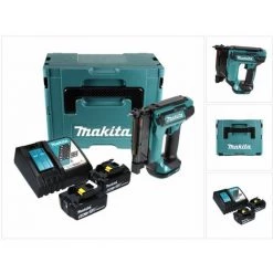 Makita DPT 353 RGJ Agrafeuse Sans Fil 18 V + 2x Batteries 6,0 Ah + Chargeur + Makpac -cloueur et riveteuse Soldes 63725180 5