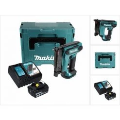 Makita DPT 353 RG1J Agrafeuse Sans Fil 18 V + 1x Batterie 6,0 Ah + Chargeur + Makpac