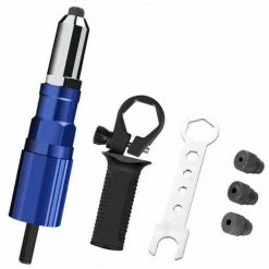 CLEGGFR Pistolet à Rivets électrique 2.44.8mm Rivet écrou Pistolet Adaptateur De Foret Outil De Rivetage écrou Tirer Rivet Outil