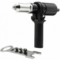 DECKON Pistolet A Rivets Electrique Adaptateur De Pistolet A Rivets A Tirer Pour Perceuse Electrique Machine A Riveter A Rivets Et Tete De Pistolet A Clous