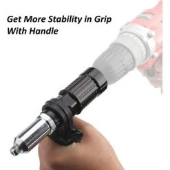 HELLO KITTY BAIN Kit D'adaptateur De Pistolet à Riveter Avec Poignée, Accessoire De Rivet Pour Outil à Main De Rivetage, écrou D'insertion Pour Perceuse Sans Fil -cloueur et riveteuse Soldes 65625830 3