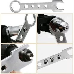 Pistolet à Rivet Sans Fil Accessoires Perceuse à Riveter Sans Fil Adaptateur De Joint Outils D'écrou D'insertion à Riveter,Lonvrèe -cloueur et riveteuse Soldes 67072058 2