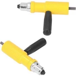 GRID COOL Outil De Rivetage Pour Perceuse, Adaptateur De Pistolet à Riveter Ergonomique Et De Bonne Compatibilité Pour Le Bricolage -cloueur et riveteuse Soldes 67240628 2