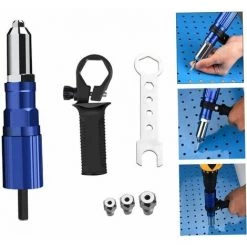 Cisea Ensemble D'outils De Rivets électriques Ensemble D'outils De Rivetage Sans Fil Kit De Forage Adaptateur Pop Insert Insert Noix Adaptateur Power Machine Accessoire, Rivet électrique Pour La -cloueur et riveteuse Soldes 67564251 3