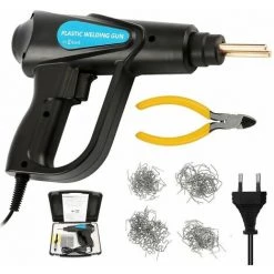 MONLY 70w Agrafeuse à Chaud Machine à Souder En Plastique Kit De Réparation De Pare-chocs De Voiture Pince 4 Vagues Agrafes Soudage Réparation Machine Soudeur Pistolet Réparation