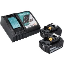 Makita DBN 500 RT Cloueur Sans Fil 18 V - 15 - 50 Mm + 2x Batteries 5,0 Ah + Chargeur -cloueur et riveteuse Soldes 68154324 3
