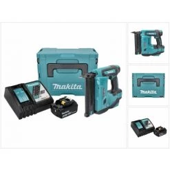 Makita DBN 500 RG1J Cloueur Sans Fil 18 V - 15-50 Mm + 1x Batterie 6,0 Ah + Chargeur + Makpac