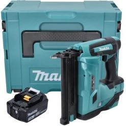 Makita DBN 500 F1J Cloueuse Sans Fil, 15-50 Mm, 18 V + 1x Batterie 3,0 Ah + Makpac - Sans Chargeur -cloueur et riveteuse Soldes 68154355 3