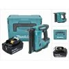 Makita DBN 500 G1J Cloueur Sans Fil 18 V - 15-50 Mm + 1x Batterie 6,0 Ah + Makpac - Sans Chargeur -cloueur et riveteuse Soldes 68154358 1